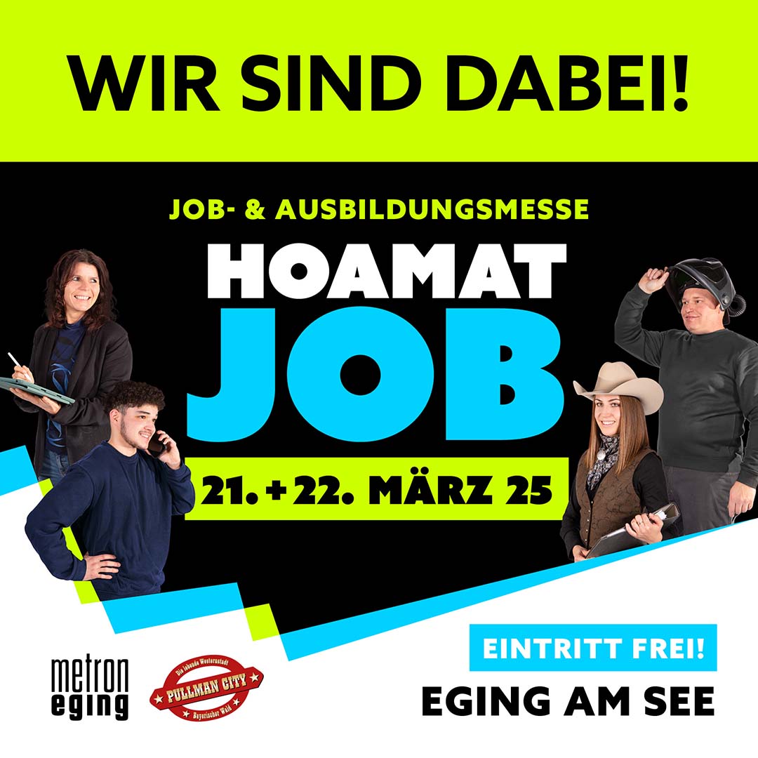 Die Hoamat Job Messe in Eging am See findet dieses Jahr am 21. und 22. März statt.