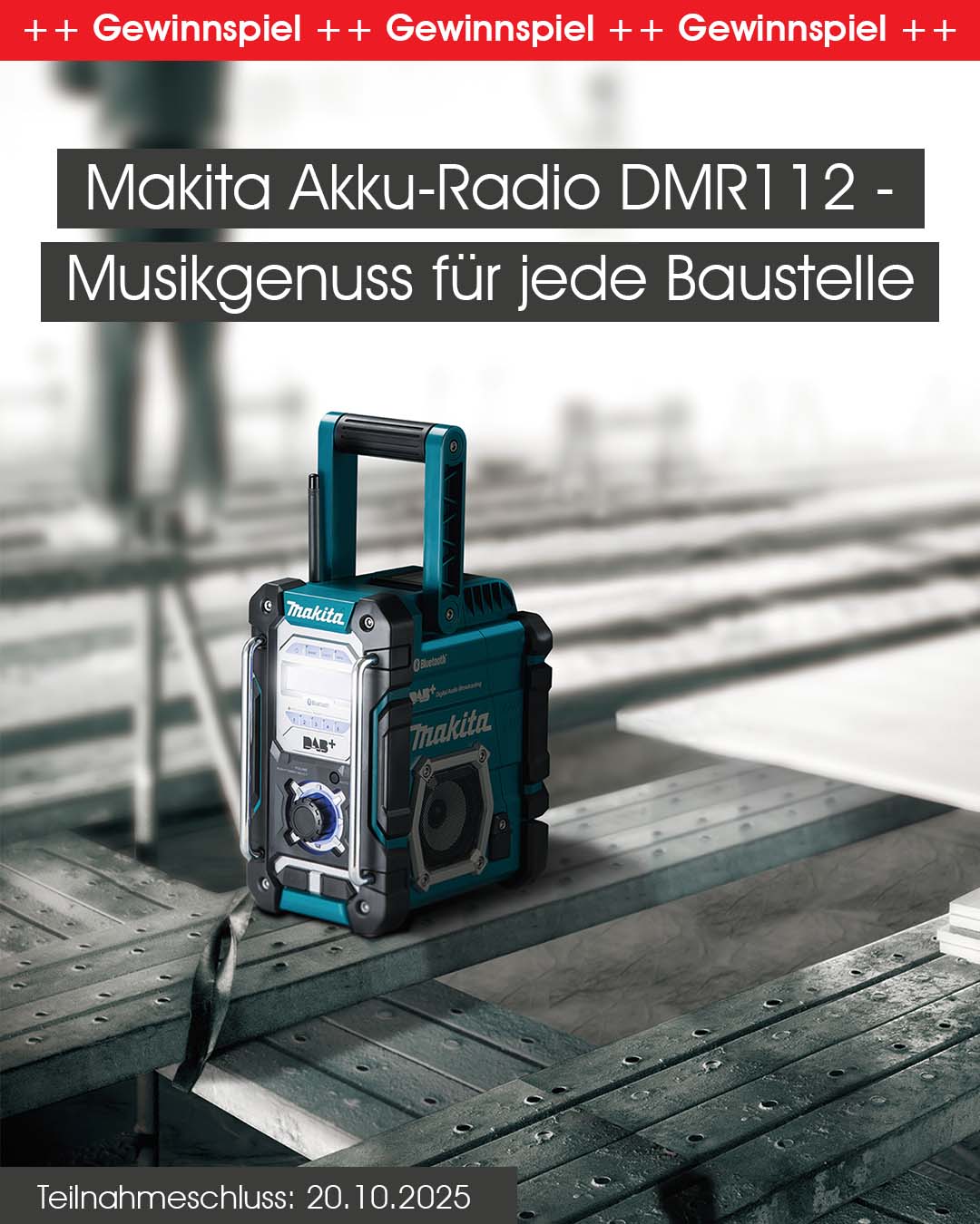 Makita Herbstgewinnspiel 2025