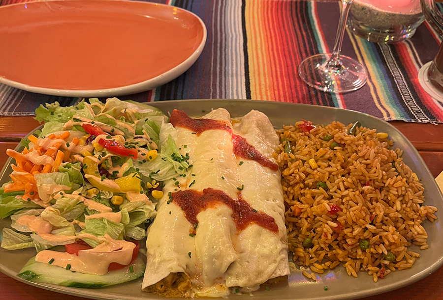 Leckere Enchiladas beim Con Amigos in Eging am See