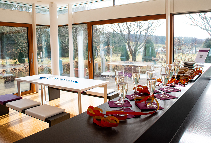 Karnevalsfeier mit Hugo und Krapfen