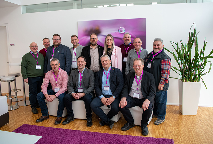 Die Bürgermeister und Vertreter der ILE Sonnenwald mit der MEGATECH Geschäftsführung